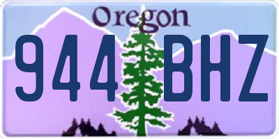 OR license plate 944BHZ