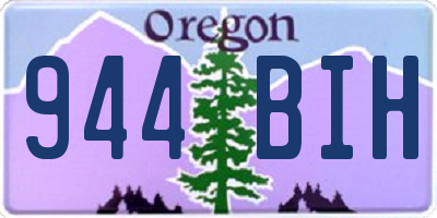 OR license plate 944BIH