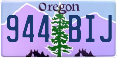 OR license plate 944BIJ