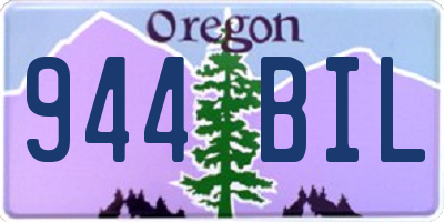 OR license plate 944BIL