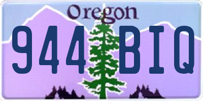 OR license plate 944BIQ