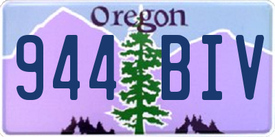OR license plate 944BIV