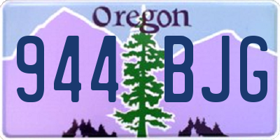 OR license plate 944BJG
