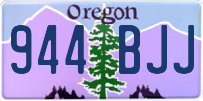 OR license plate 944BJJ