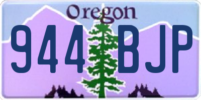 OR license plate 944BJP