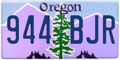 OR license plate 944BJR