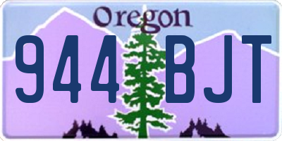 OR license plate 944BJT