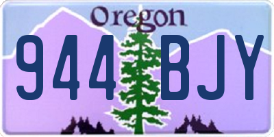 OR license plate 944BJY