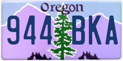 OR license plate 944BKA