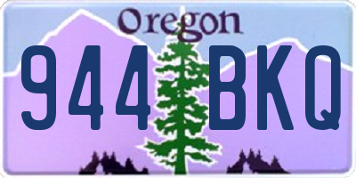 OR license plate 944BKQ