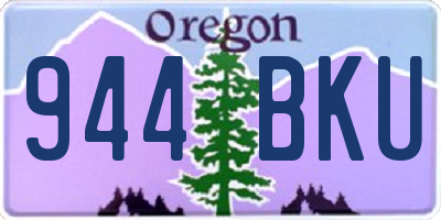 OR license plate 944BKU
