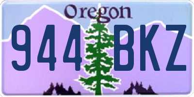 OR license plate 944BKZ