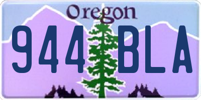 OR license plate 944BLA
