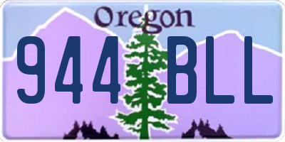 OR license plate 944BLL
