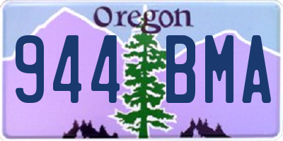 OR license plate 944BMA
