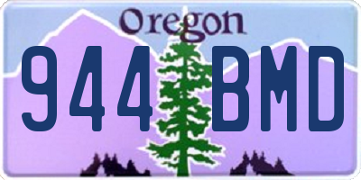 OR license plate 944BMD