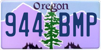 OR license plate 944BMP