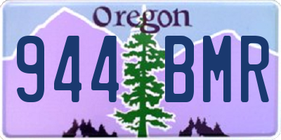 OR license plate 944BMR