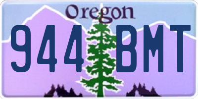 OR license plate 944BMT