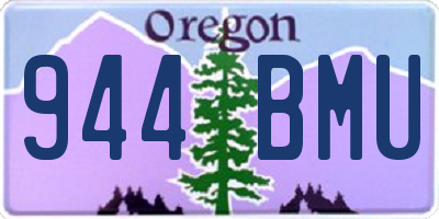 OR license plate 944BMU