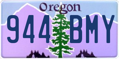 OR license plate 944BMY