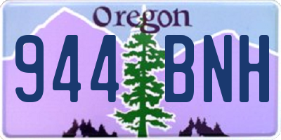 OR license plate 944BNH