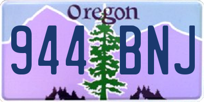 OR license plate 944BNJ