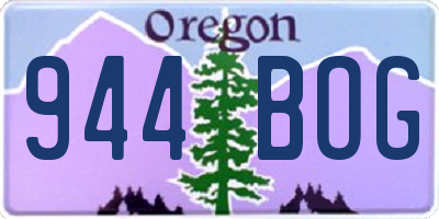 OR license plate 944BOG