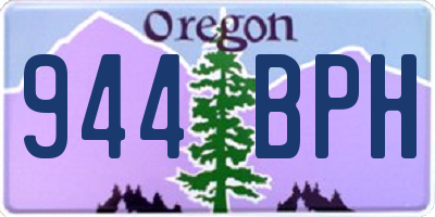 OR license plate 944BPH