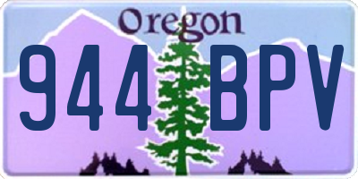 OR license plate 944BPV