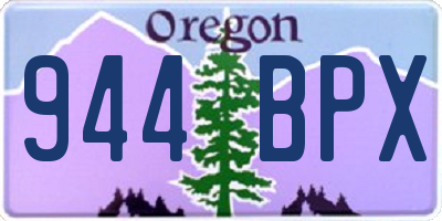 OR license plate 944BPX