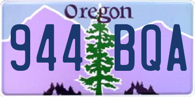 OR license plate 944BQA