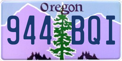 OR license plate 944BQI