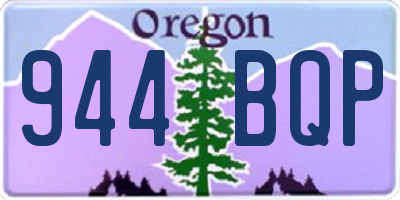 OR license plate 944BQP