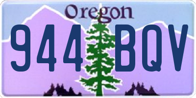 OR license plate 944BQV