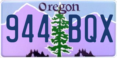 OR license plate 944BQX