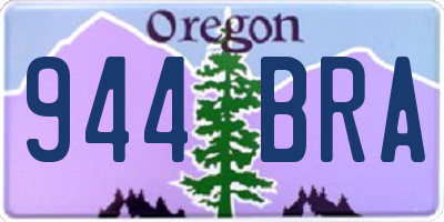 OR license plate 944BRA