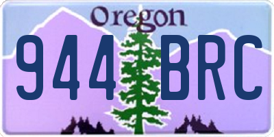 OR license plate 944BRC