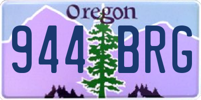 OR license plate 944BRG