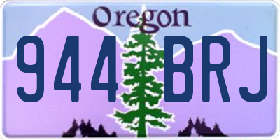 OR license plate 944BRJ