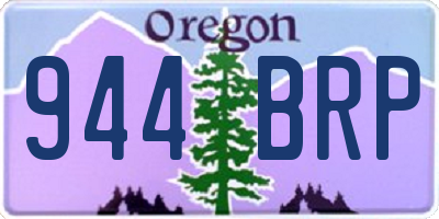 OR license plate 944BRP