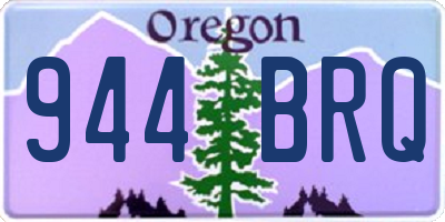 OR license plate 944BRQ