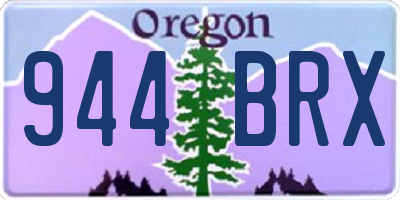 OR license plate 944BRX