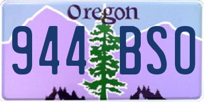 OR license plate 944BSO