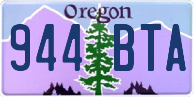 OR license plate 944BTA