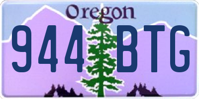 OR license plate 944BTG