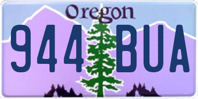 OR license plate 944BUA