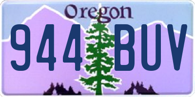 OR license plate 944BUV
