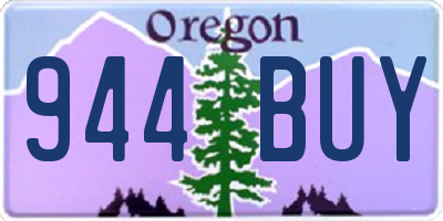 OR license plate 944BUY