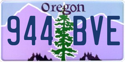 OR license plate 944BVE